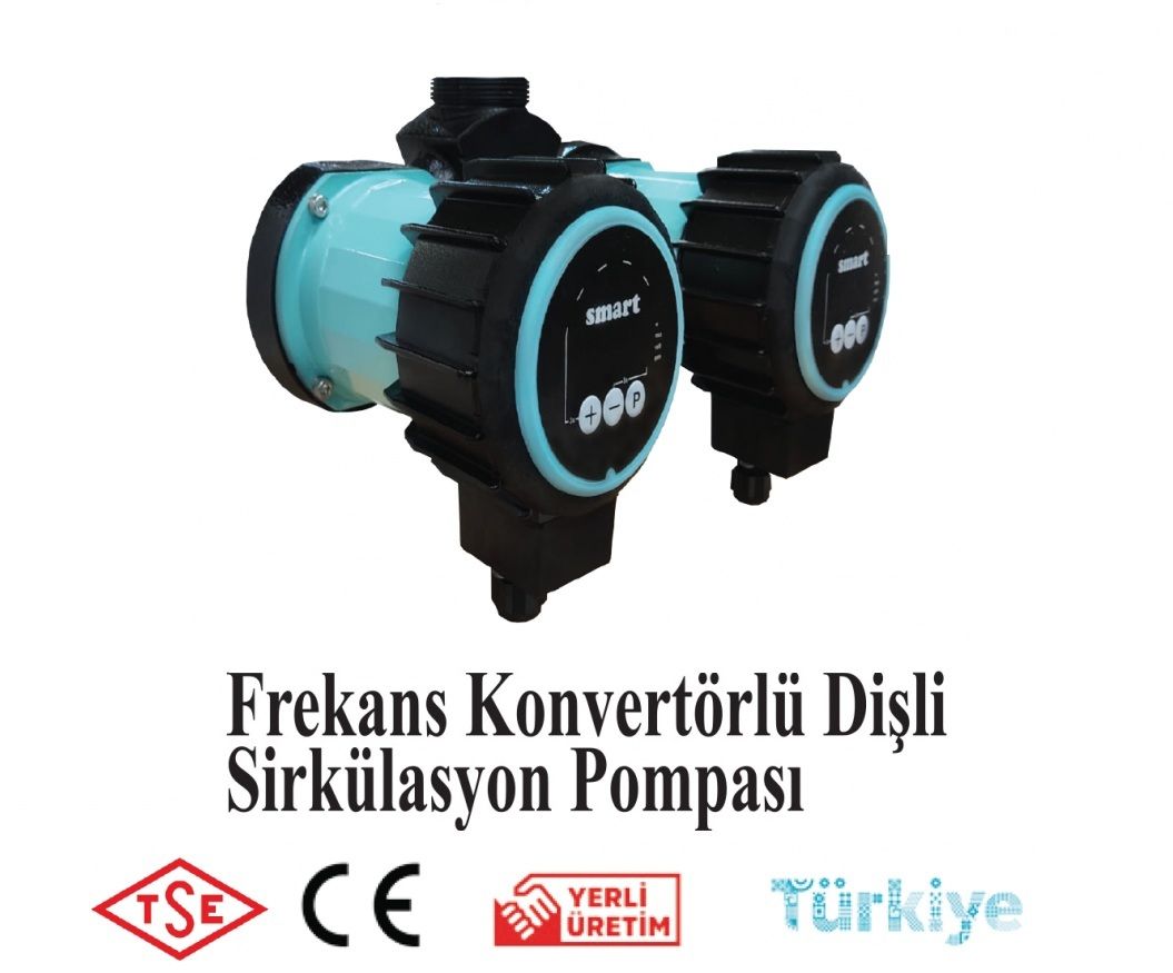 SMART SPM d- 32/12 180 inv ikiz FREKANS KONTROLLÜ DİŞLİ ECO DESIGN SİRKÜLASYON POMPASI