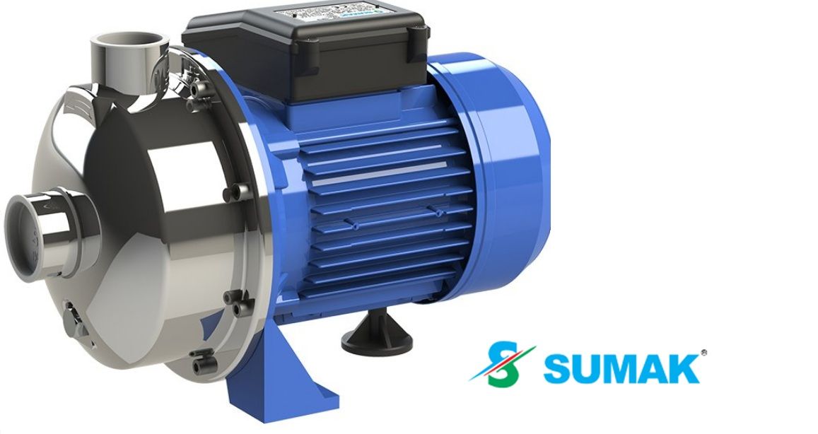 SUMAK SMINOX/A-150/2T 1.5Hp 380V Paslanmaz Santrifüj Pompa AISI 304