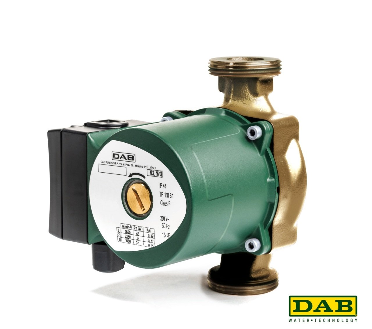 DAB VS 35/150 71W YARI ISLAK ROTORLU BRONZ GÖVDELİ DİŞLİ TİP RE-SİRKÜLASYON POMPASI (BOYLER SERVİS HATLARI İÇİN)