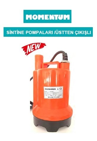 MOMENTUM XBP4000 24V Sintine Dalgıç Pompa (Üstten Çıkışlı)