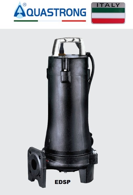 Aquastrong 32 EDSP 3.6-17-1.1 L/QG 1.1kW 380V Komple Döküm Parçalayıcı Çarklı Atık Su Foseptik Dalgıç Pompa