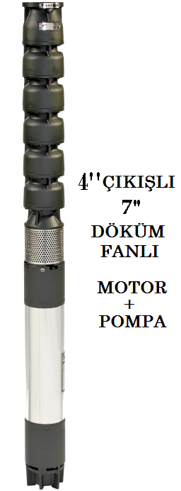 İMPO S 790/04 - 40 HP DÖKÜM FANLI (KADEMELİ) DERİN KUYU DALGIÇ POMPA