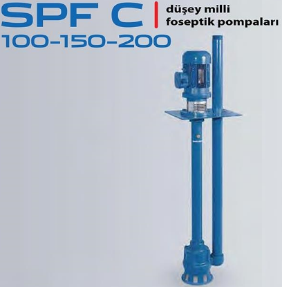 STAR SPF-C 150/2 M 1.5 HP 220V DÜŞEY MİLLİ FOSEPTİK POMPA