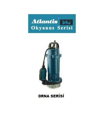 ATLANTİS DRNA 18-0.37M  0.50 HP 220V KESON KUYU ÇOK AMAÇLI DRENAJ DALGIÇ POMPA - Alüminyum Sargılı (Okyanus Serisi)