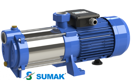 SYM12-220/4 2.2 HP 220V YATAY MİLLİ KADEMELİ POMPA