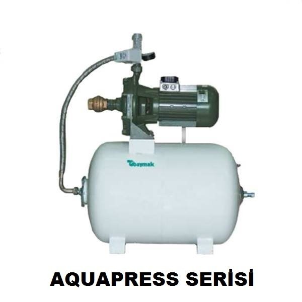 Dab Aquapress 1K 45/50 M  2 Hp 220V  50 Lt. Tanklı Paket Hidrofor (5 kat-20 daire)