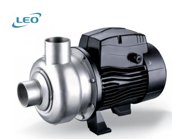 LEO ABK 150 - 1.5 HP 380V AÇIK FANLI KOMPLE PASLANMAZ ÇELİK SANTRİFÜJ POMPA