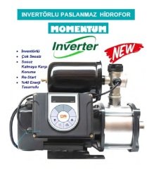 MOMENTUM B1500SM -2HP-220V- TEK POMPALI  İNVERTÖRLÜ PASLANMAZ HİDROFOR