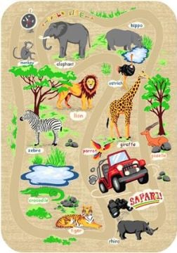 Safari Çocuk Halısı (133x190 cm)