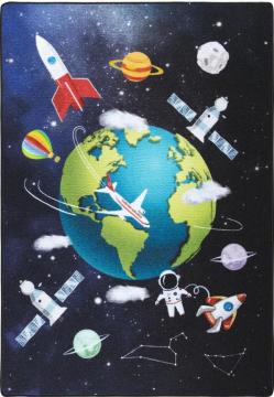 Uzay Desenli Çocuk Halısı 133x190cm