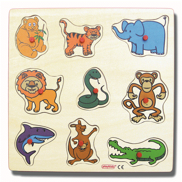 Vahşi Hayvanlar Puzzle (30x30 cm)