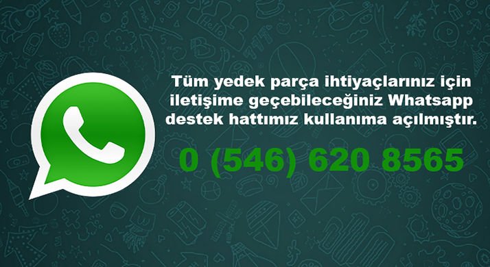 Tahtakale Yedek Parça Whatsapp Destek Hattı