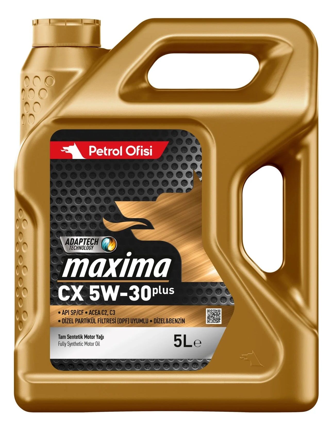 Motor Yağı Petrol Ofisi Maxima CX 5W-30 Plus 5 Litre DPF'li Partiküllü Dizel ve Benzinli Araçlar