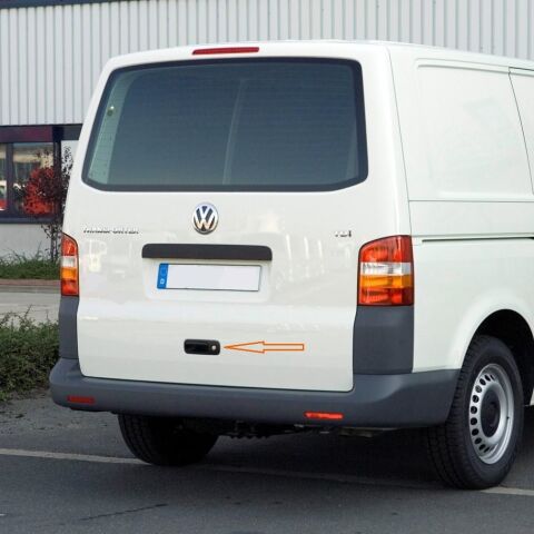Volkswagen Transporter T5 Bagaj Dış Açma Kolu 2003 - 2010 Modeller Arası Anahtar Yerli Siyah