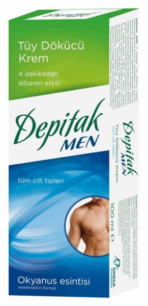 Depitak Erkek Tüy Dökücü Krem Okyanus Esintisi 100 ml