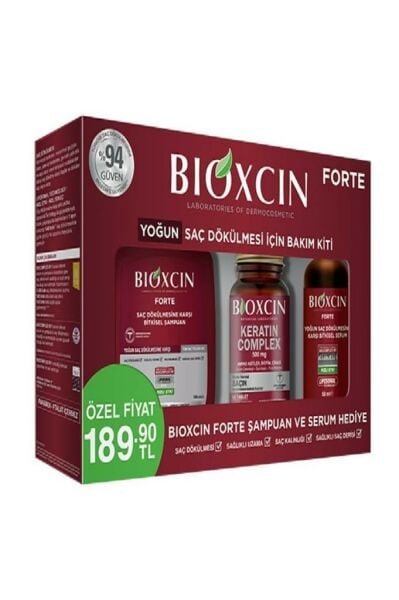 Bioxcin Forte Yoğun Bakım Kiti (Tablet-Şampuan-Serum)