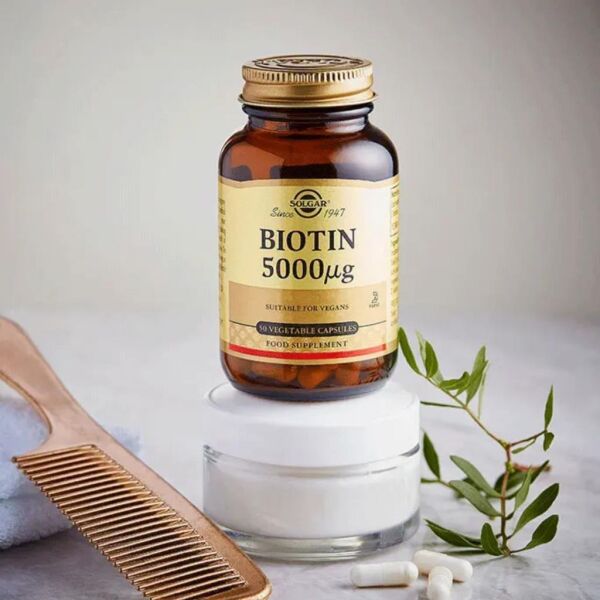 Solgar Biotin 5000 mcg 50 Kapsül