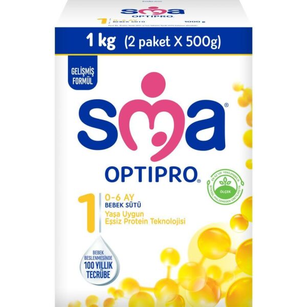 Sma Optipro 1 Probiyotik Bebek Sütü 1000 gr