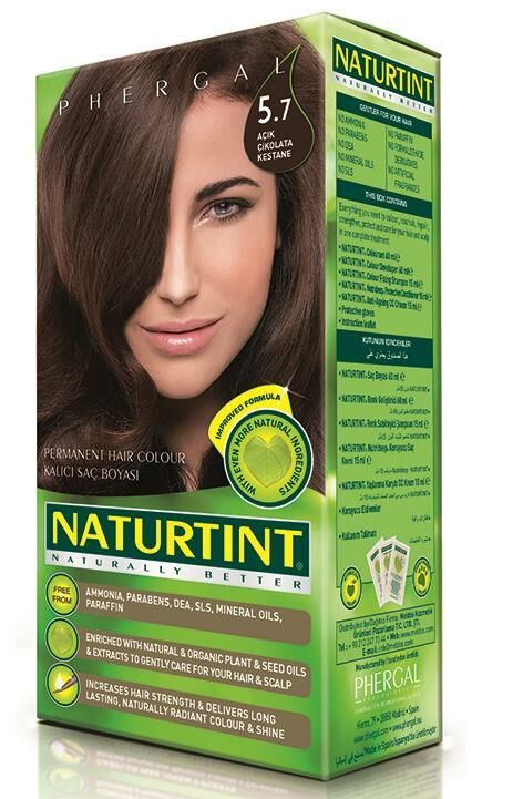 Naturtint Naturally Better Kalıcı Saç Boyası 5.7 Açık Çikolata Kestane