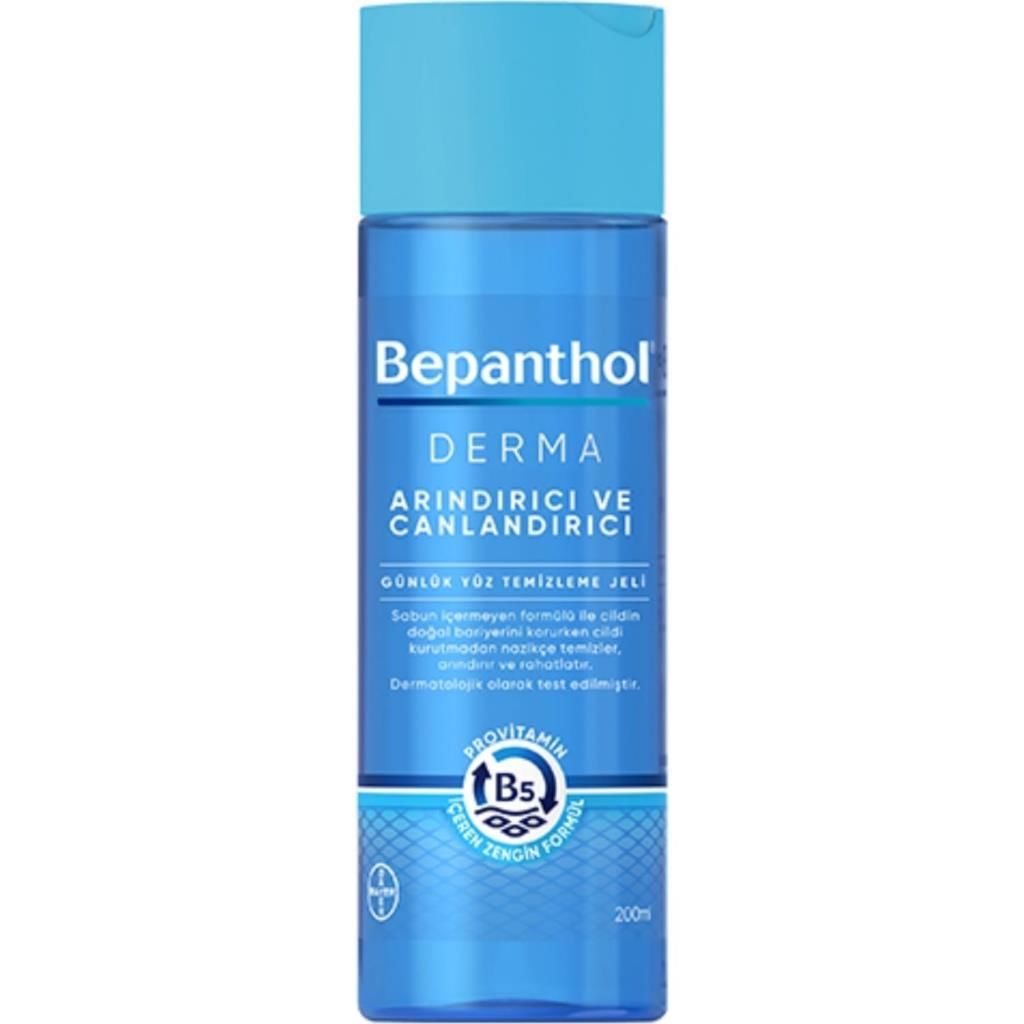 Bepanthol Derma Arındırıcı ve Canlandırıcı Günlük Yüz Temizleme Jeli 200 ml