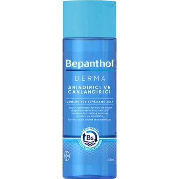 Bepanthol Derma Arındırıcı ve Canlandırıcı Günlük Yüz Temizleme Jeli 200 ml