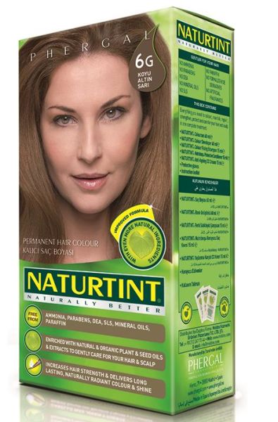 Naturtint Naturally Better Kalıcı Saç Boyası 6G Koyu Altın Sarı