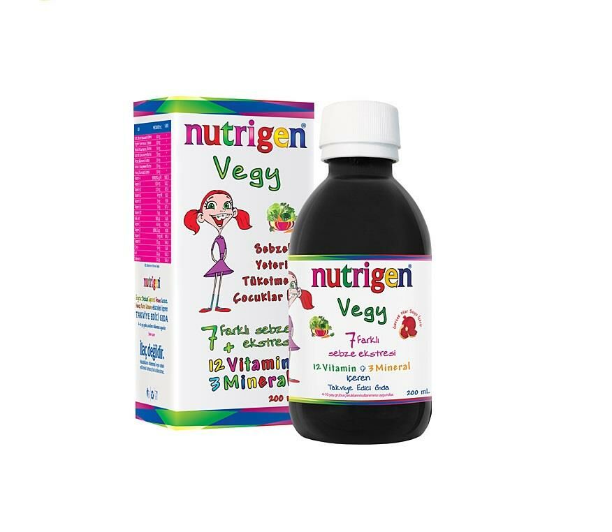 Nutrigen Vegy Şurup 200 ml