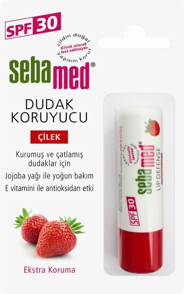 Sebamed Lip Defence SPF30 - Çilek Aromalı Dudak Koruyucu