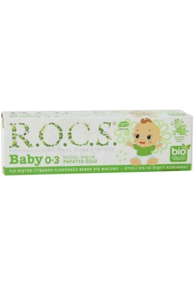 Rocs Baby 0-3 Yaş Papatya Özlü Diş Macunu 35 ml