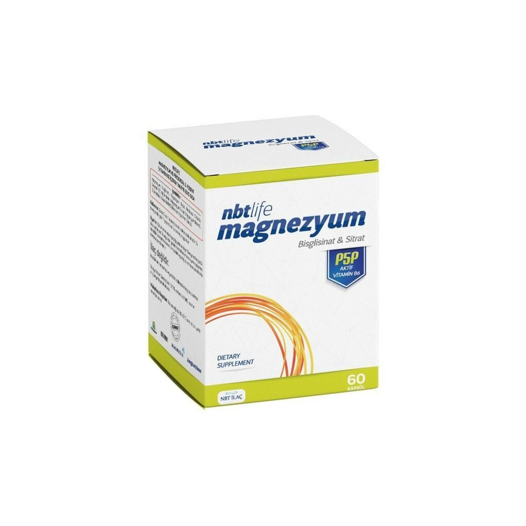 Nbt Life Magnezyum P5P Vitamin B6 60 Kapsül