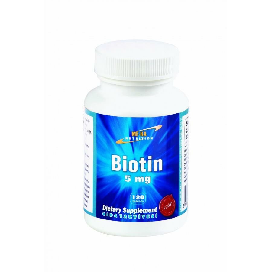 Meka Nutrition Biotin 5 mg 120 Tablet
