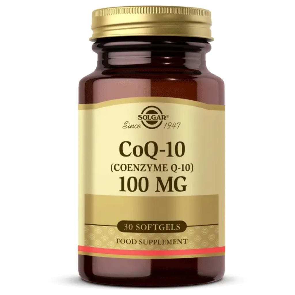 Solgar Coenzyme Q-10 100 mg 30 Kapsül Antioksidan