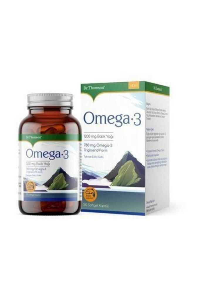 Dr.Thomson Omega-3 1200 mg Balık Yağı 50 Kapsül