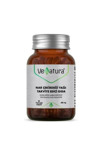 Venatura Nar Çekirdeği Yağı 400 mg 60 Yumuşak Kapsül