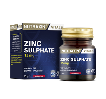 Nutraxin Zinc Sulphate 15 mg 100 Tablet