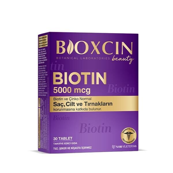 Bioxcin Biotin 5000 mcg 60 Tablet