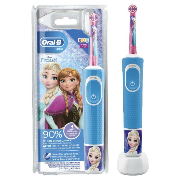 Oral-B Çocuklar İçin Şarj Edilebilir Diş Fırçası D100 Frozen Özel Seri