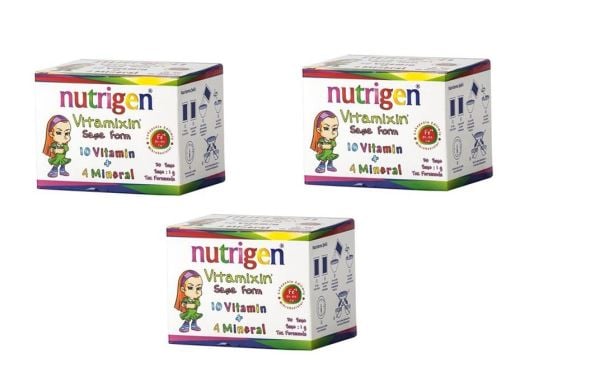 3 Adet - Nutrigen Vitamixin 30 Saşe Form