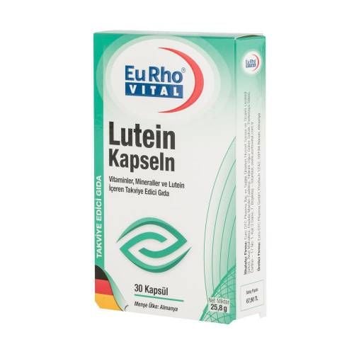 Eurho Vital Lutein Kapseln 30 Kapsül