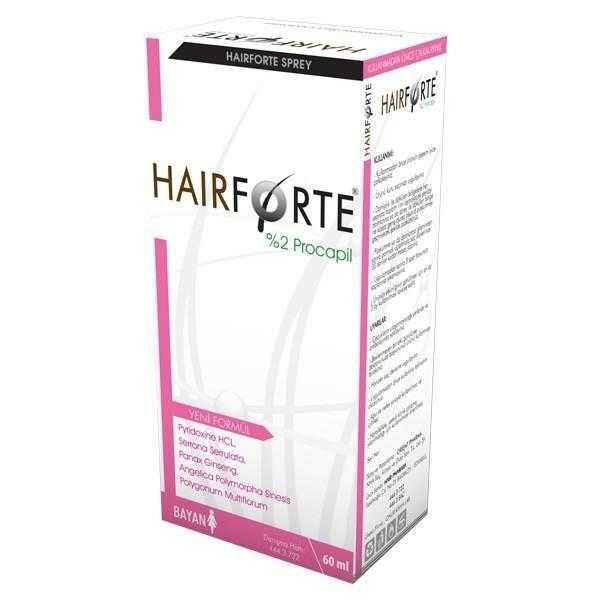 Hairforte Saç Spreyi Bayan 60 ml