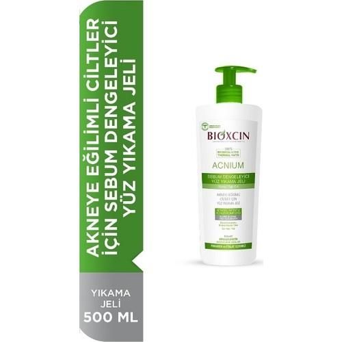 Bioxcin Acnium Sebum Dengeleyici Yüz Temizleme Jeli 500 gr