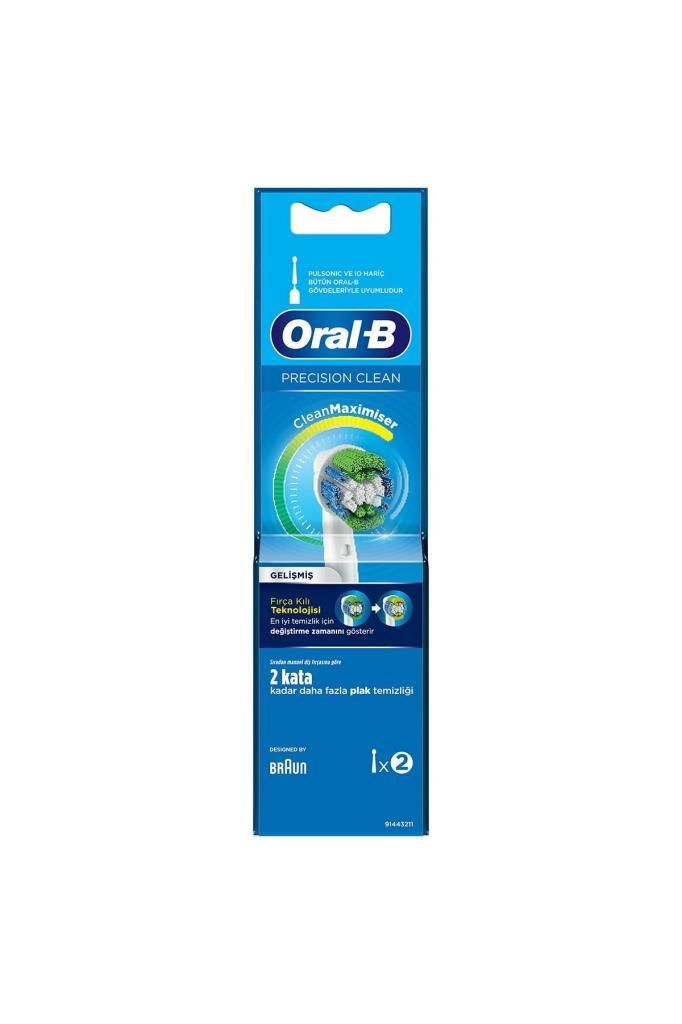 Oral-B EB20-2 Precision Clean Diş Fırçası Yedek Başlığı 2'li