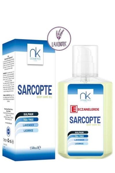 NK Cosmetics Sarcopte Lavanta Kokulu Vücut Bakım Yağı 250 ml