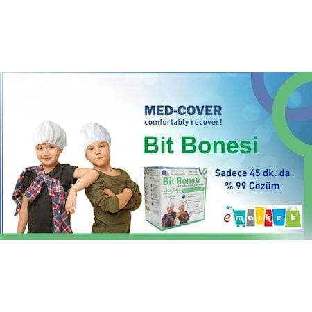 Med-Cover Bit Bonesi 45 Dk. % 99.99 Çözüm-Bit Tarağı Hediyeli