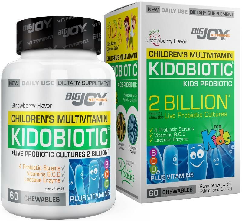 Bigjoy Vitamins Kidobiotic Kids Probiotic 60 Tablet