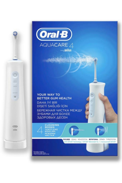 Oral-B Aquacare 4 Oxyjet 4 Mod Şarj Edilebilir Ağız Duşu