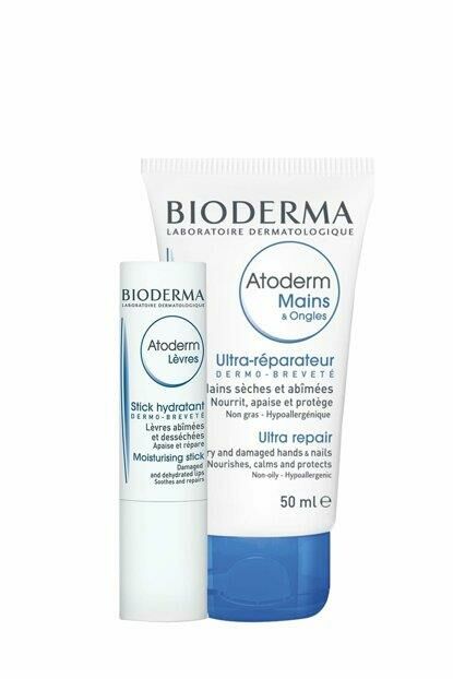 Bioderma Atoderm Hand Cream 50 ml + Lipc Stick 4 gr Hediyeli