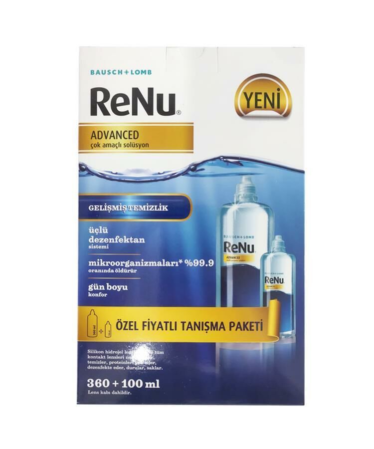 Renu Advanced Lens Solüsyonu 360 ml + 100 ml