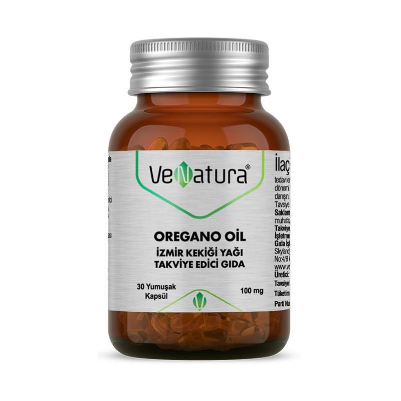 Venatura Oregano Oil (İzmir Kekiği Çekirdeği Yağı) 30 Yumuşak Kapsül