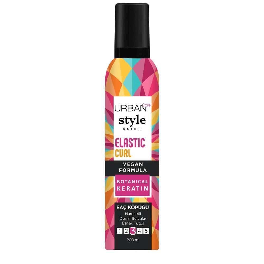 Urban Care Style Guide Elastic Curl Hareketli Bukleler Saç Köpüğü 200 ml